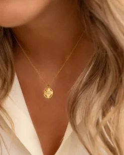 Finaste Clover ketting graveren goudkleurig Hot