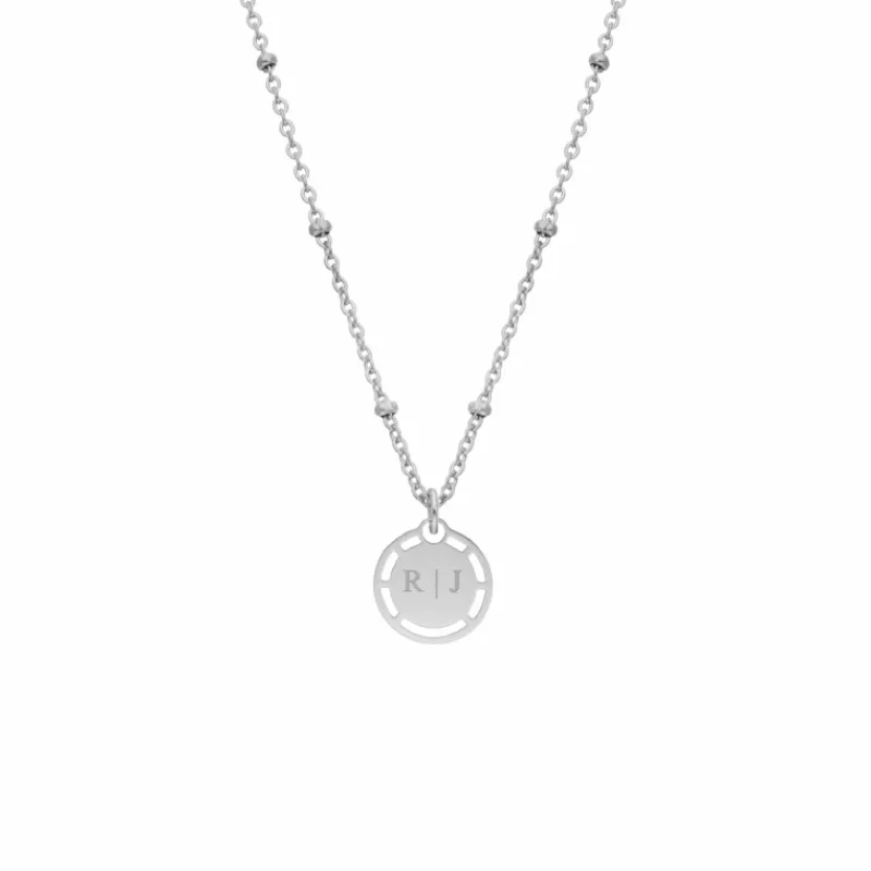 Finaste Coin ketting met naam Fashion