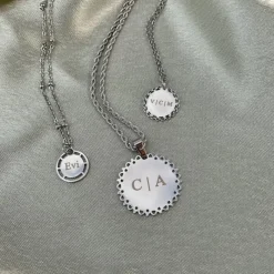 Finaste Coin ketting met naam Fashion