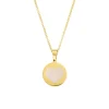 Finaste Coin ketting met vingerafdruk hartje goudkleurig Discount