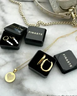Finaste Coin ketting met vingerafdruk hartje goudkleurig Discount