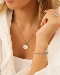 Finaste Coin necklace 1 initial Discount