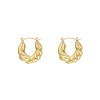 Finaste Croissant hoops goudkleurig Best