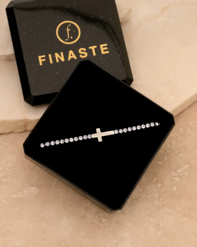 Finaste Cross & Tennis bracelet Online