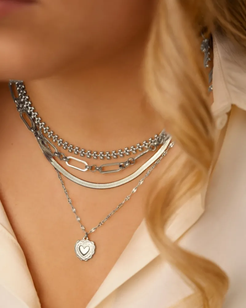 Finaste Cute hearts necklace Discount