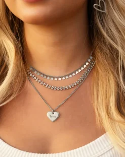 Finaste Cute hearts necklace Discount