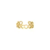 Finaste Cute symbols ring goudkleurig New