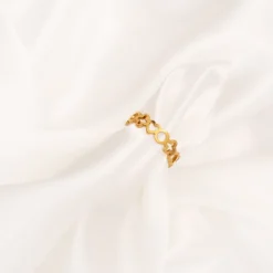 Finaste Cute symbols ring goudkleurig New