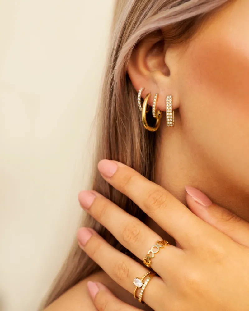 Finaste Cute symbols ring goudkleurig New