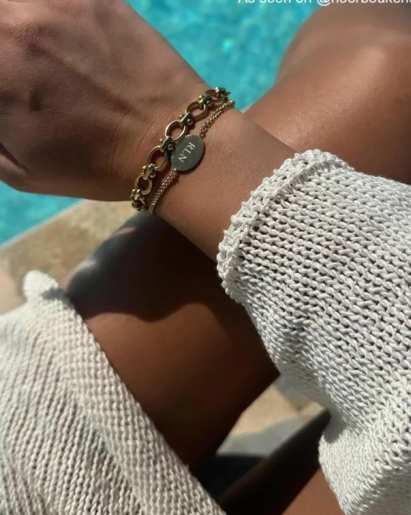 Finaste Diva chain bracelet goldplated Sale