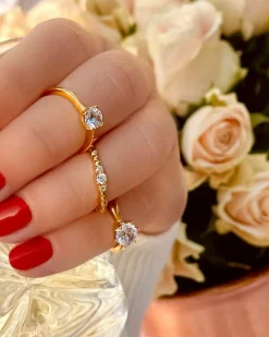 Finaste Diva ring goud kleurig Hot