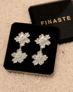 Finaste Double flower oorbellen Hot