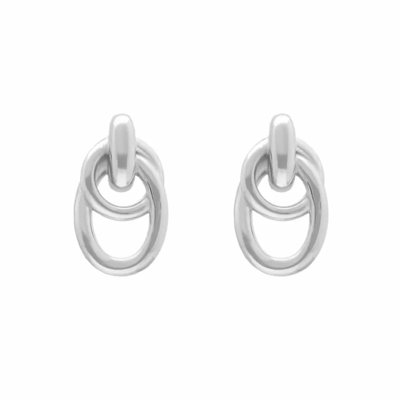 Finaste Double hoop oorbellen New