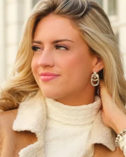 Finaste Double hoop oorbellen New