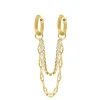 Finaste Double hoop tennis & chain goldplated Clearance