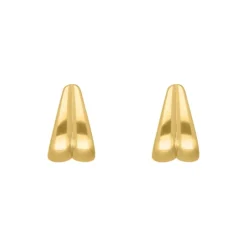 Finaste Druppel oorbellen double goudkleurig Clearance