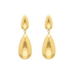 Finaste Druppel oorhangers kleur goud Hot