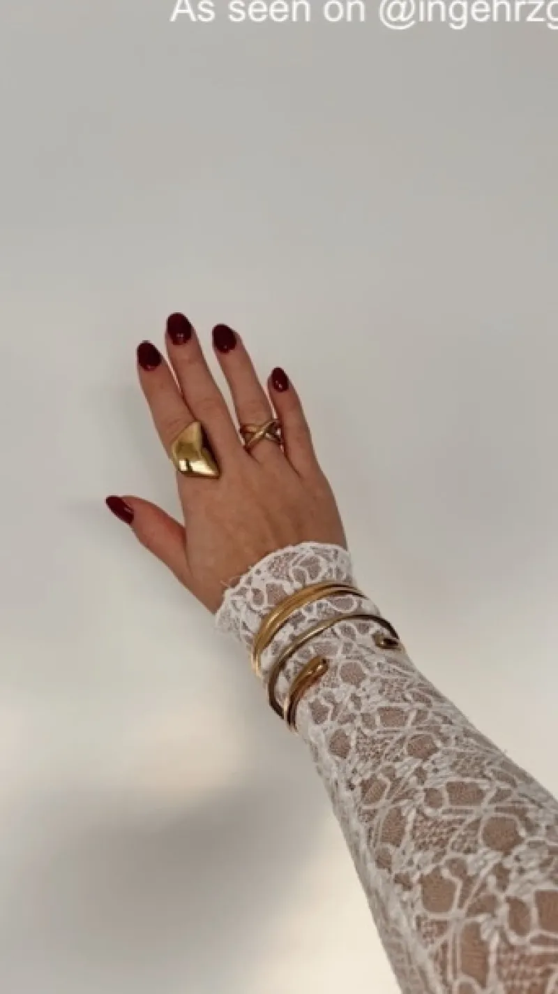Finaste Dubbele bangle goudkleurig Sale