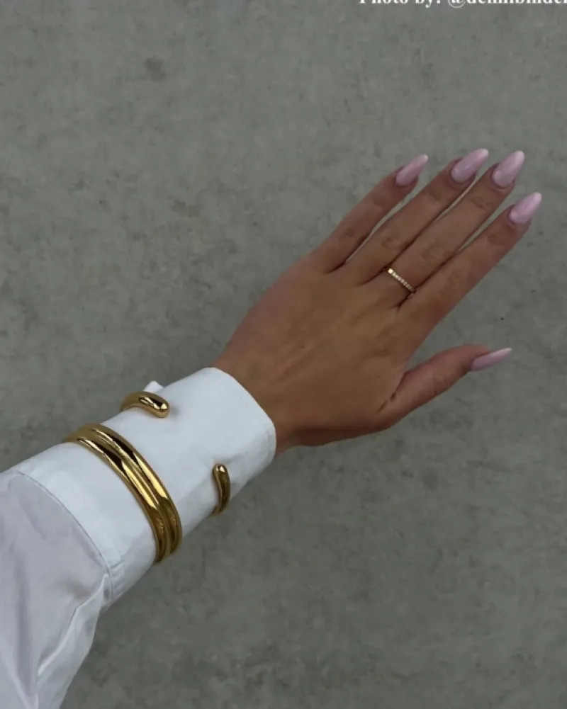 Finaste Dubbele bangle goudkleurig Sale