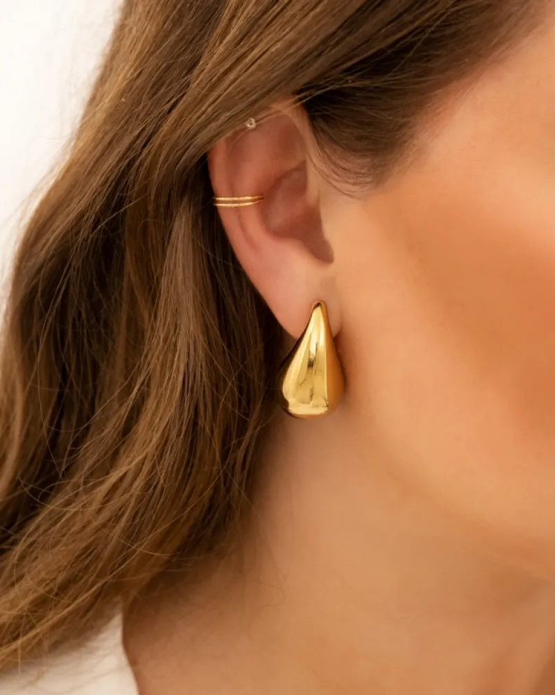 Finaste Dubbele ear cuff goudkleurig Outlet