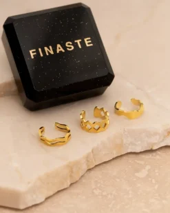 Finaste Ear cuff boho goud kleurig Hot