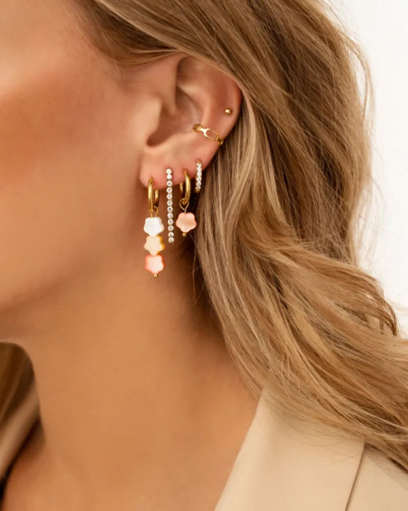 Finaste Ear cuff chain mix goud kleurig New
