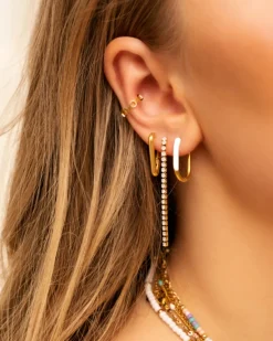 Finaste Ear cuff chain mix goud kleurig New