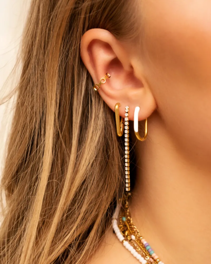 Finaste Ear cuff chain mix goud kleurig New