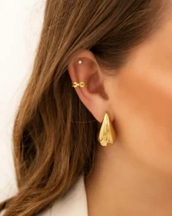 Finaste Ear cuff chains goudkleurig Fashion