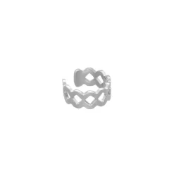 Finaste Ear cuff ruitjes Hot