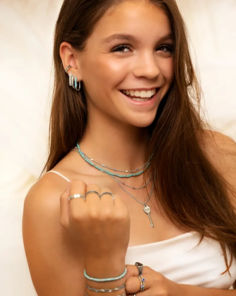 Finaste Ear cuff ruitjes Hot