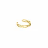 Finaste Ear cuff schakels kleur goud Outlet