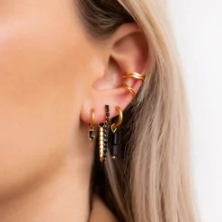 Finaste Ear cuff schakels kleur goud Outlet