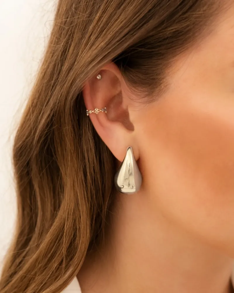 Finaste Ear cuff vintage flowers Online