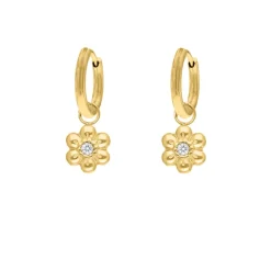 Finaste Earrings daisy flower goldplated Outlet