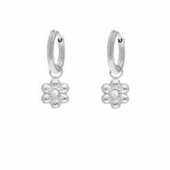 Finaste Earrings Daisy Pearl New