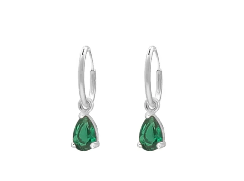 Finaste Earrings emerald drop Sale