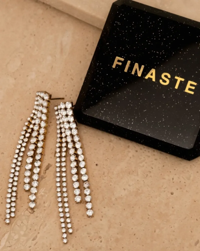 Finaste Earrings festive glow goldplated Online