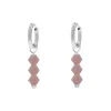Finaste Earrings triple lila beads Online