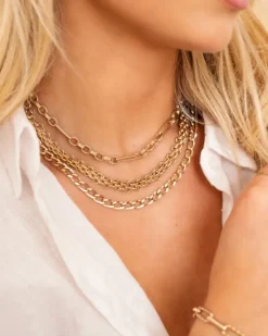 Finaste Empowering chain necklace goldplated Sale