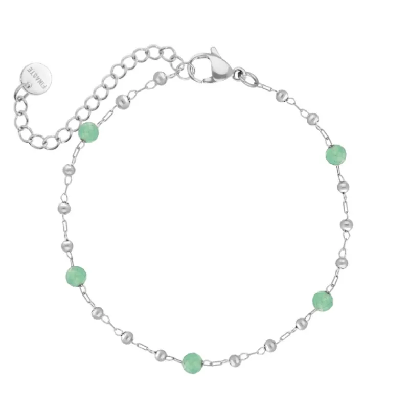 Finaste Enkelbandje bolletjes groen Fashion