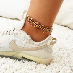 Finaste Enkelbandje musthave chain kleur goud Outlet