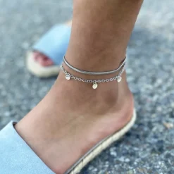 Finaste Enkelbandje snake chain New