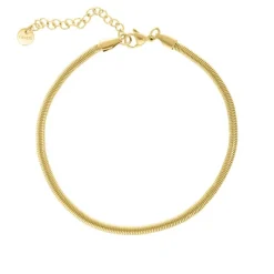 Finaste Enkelbandje snake chain goud kleurig Hot