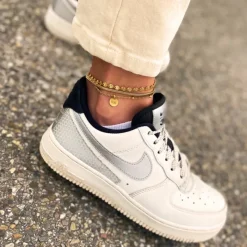 Finaste Enkelbandje snake chain goud kleurig Hot