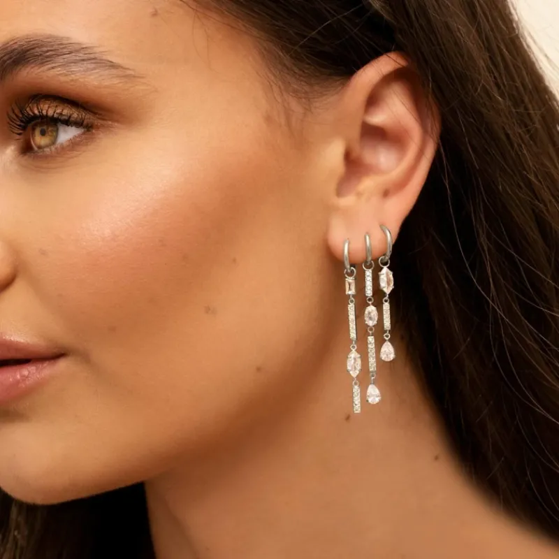 Finaste Exclusive crystal drops earrings Clearance