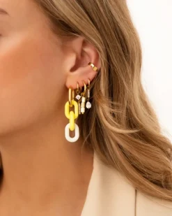 Finaste Exclusive drop earrings goldplated Online
