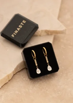 Finaste Exclusive drop earrings goldplated Online