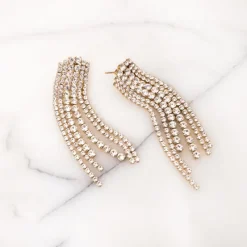 Finaste Exclusive Hollywood earrings goudkleurig Sale
