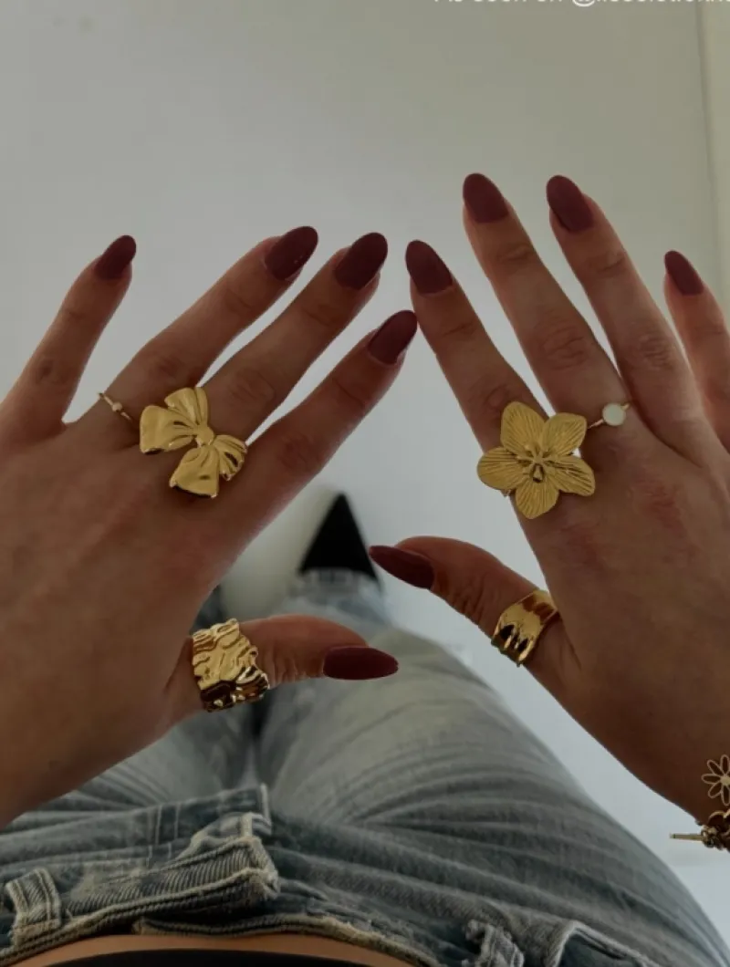 Finaste Exclusive sea shell ring goudkleurig Online